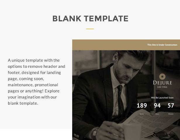 Dejure Responsive WP Theme for Law firm & Business - 7